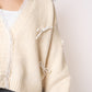 Pretty in Bow Knit Jacket - Cremegelb