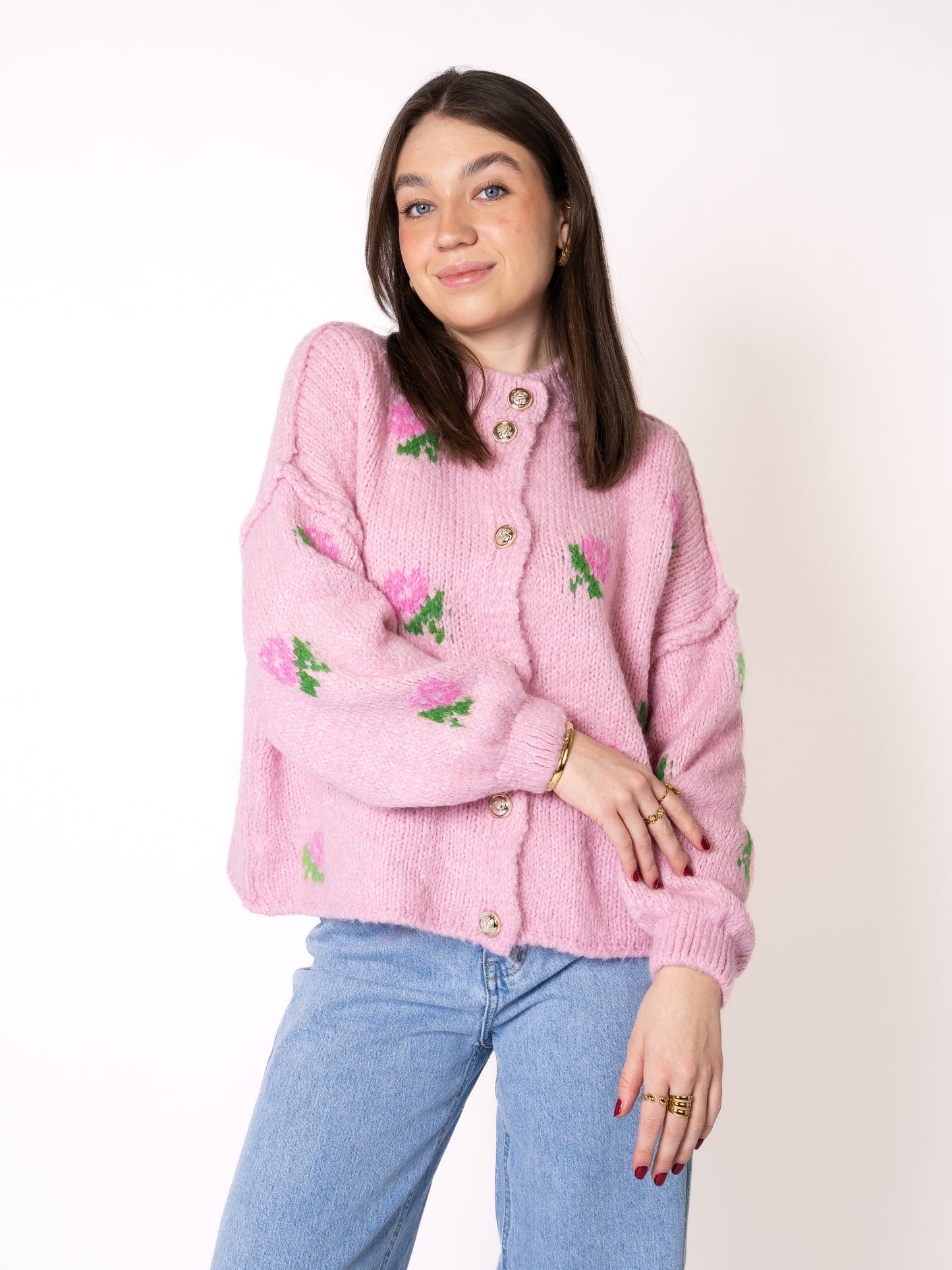 A Thousand Roses Strickjacke Ella - Rosa