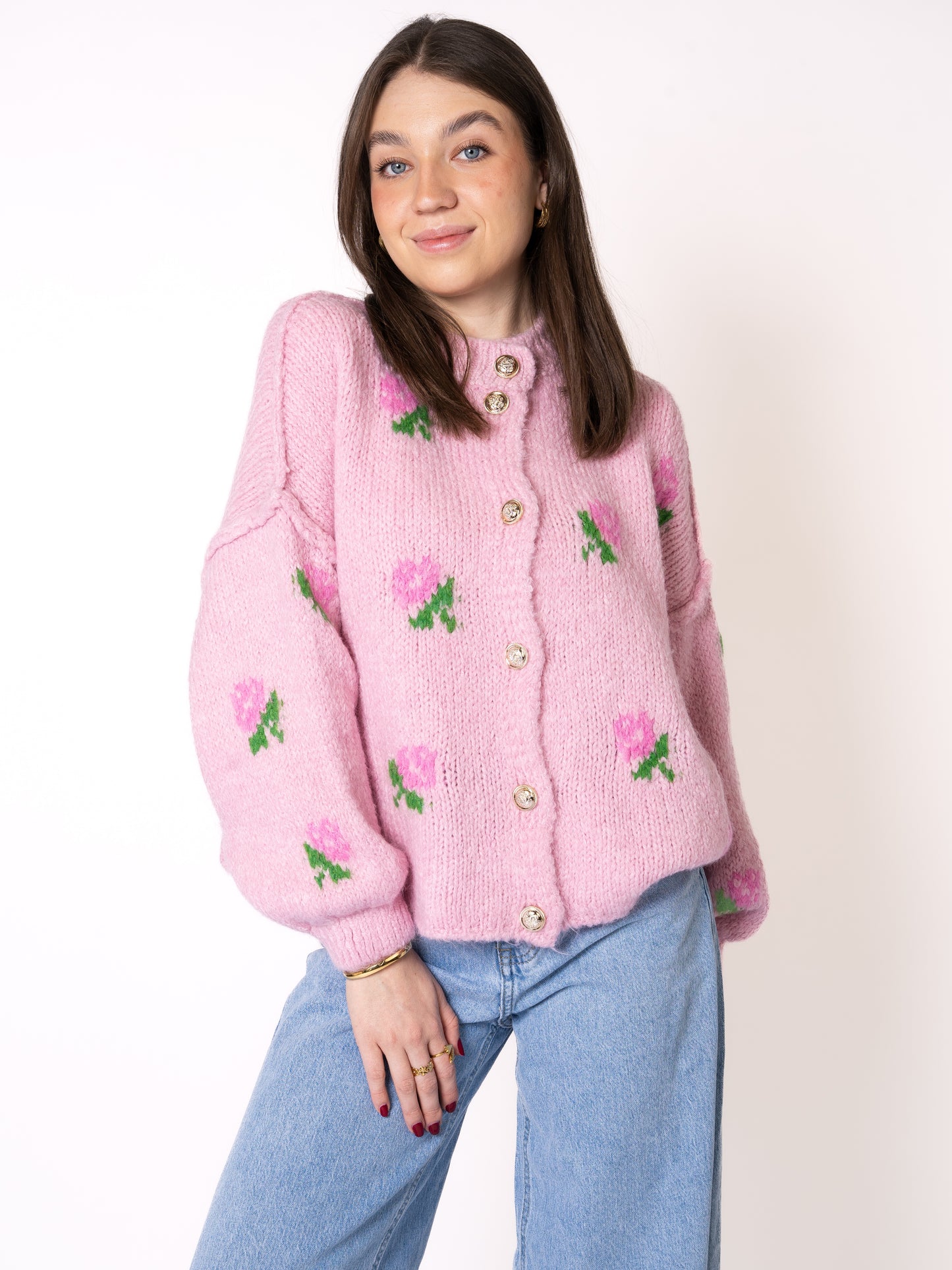 A Thousand Roses Strickjacke Ella - Rosa