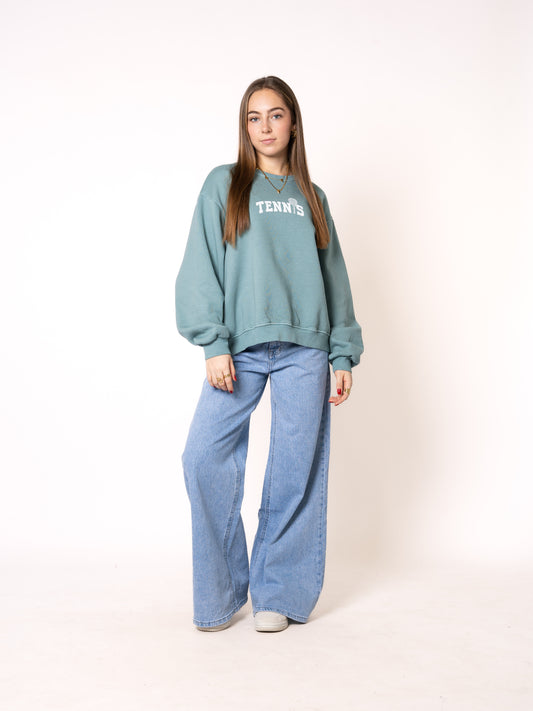 Basic Sweater Tennis - Ocean Green