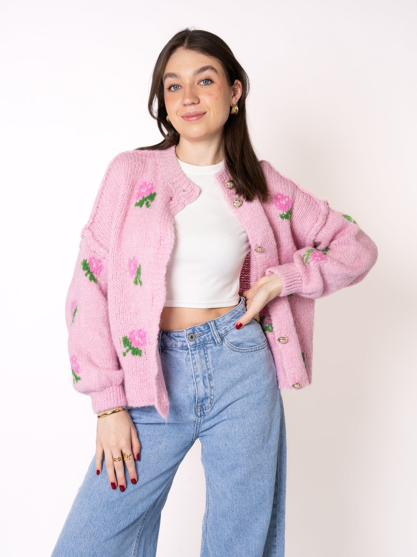 A Thousand Roses Strickjacke Ella - Rosa