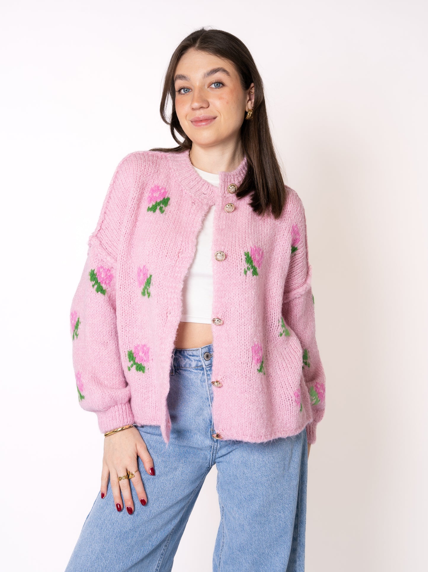 A Thousand Roses Strickjacke Ella - Rosa