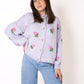 A Thousand Roses Strickjacke Ella - Flieder