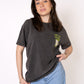 OUT OF OFFICE Oversize T-Shirt - Washed Schwarz