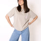 OUT OF OFFICE Oversize T-Shirt - Beige