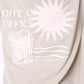 OUT OF OFFICE Oversize T-Shirt - Beige