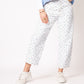 Wide Leg Balloon Jeans White Bloom