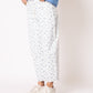 Wide Leg Balloon Jeans White Bloom