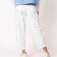 Wide Leg Balloon Jeans White Bloom