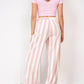 LUCKY DEAL 1225 Striped Pants Loreen - Flieder/Weiß - vom Umtausch ausgeschlossen -