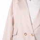 Classy Oversize Blazer - Creme