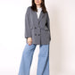 Classy Oversize Blazer - Grau