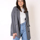 Classy Oversize Blazer - Grau