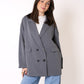 Classy Oversize Blazer - Grau