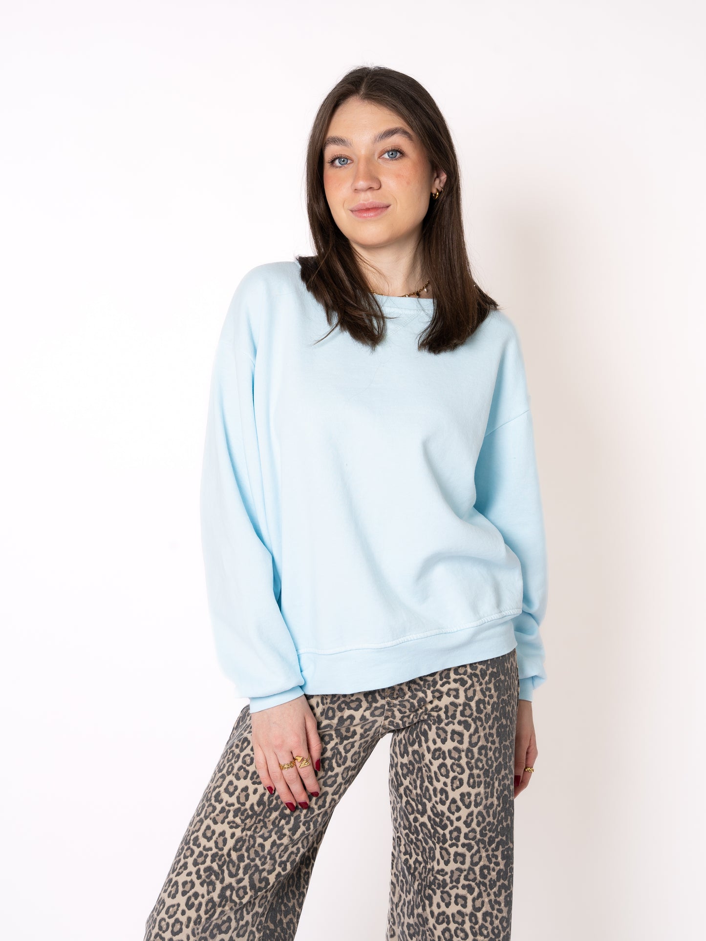 Basic Foundation Sweater - Hellblau