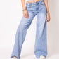 Tall | Mid Waist Extra Long Wide Leg Jeans - Denim Blue