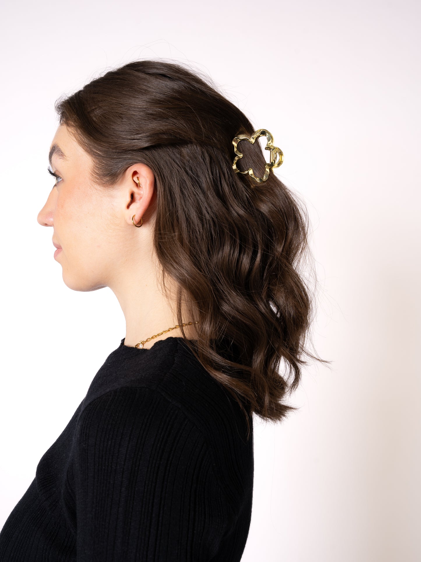 Flower Clawclip - Gold