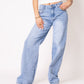 Tall | Mid Waist Extra Long Wide Leg Jeans - Denim Blue