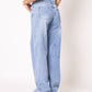 Tall | Mid Waist Extra Long Wide Leg Jeans - Denim Blue