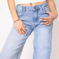 Tall | Mid Waist Extra Long Wide Leg Jeans - Denim Blue