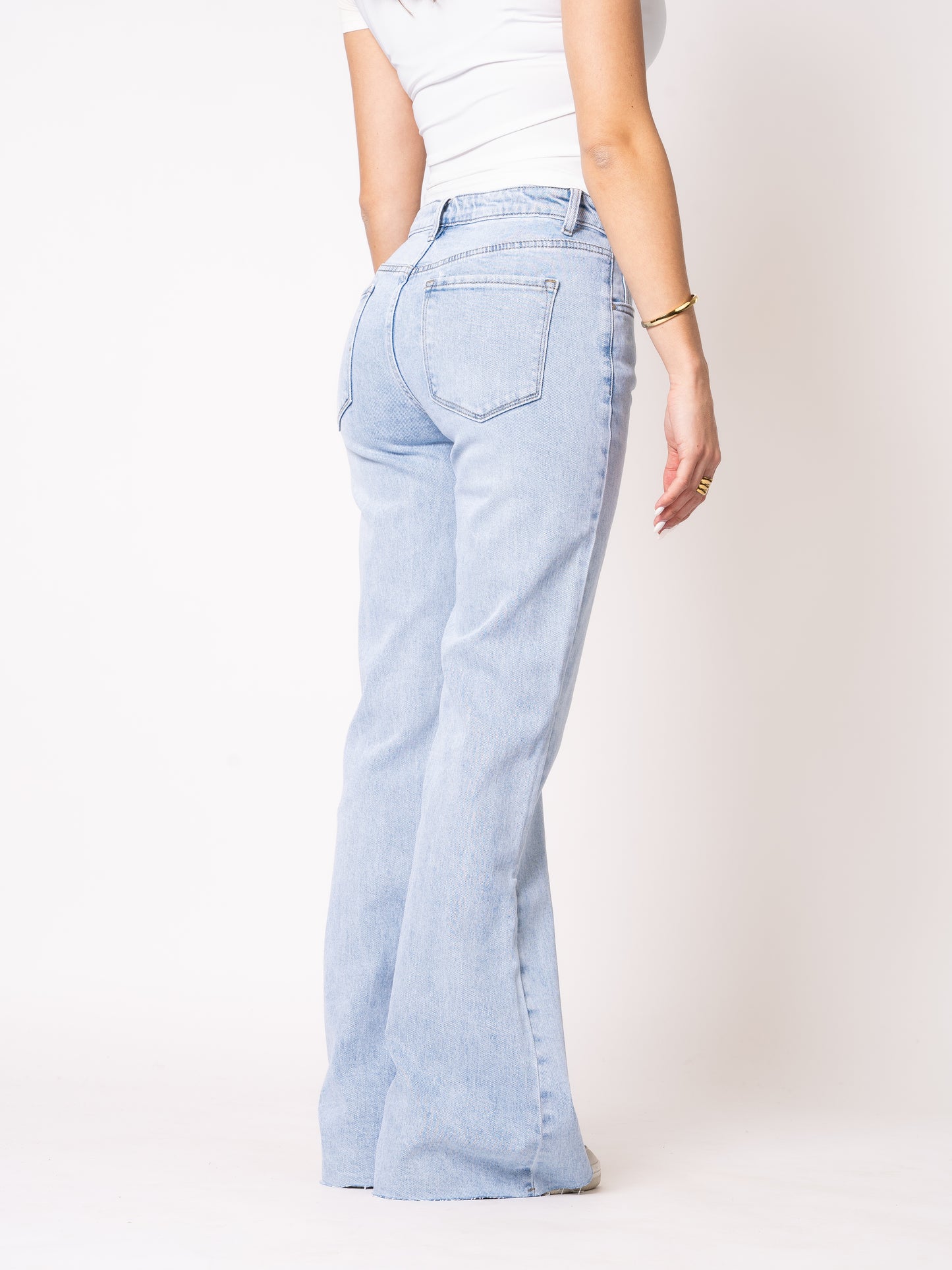 Flared Jeans - Light Blue