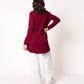 Longshirt Alina langarm  - Bordeaux