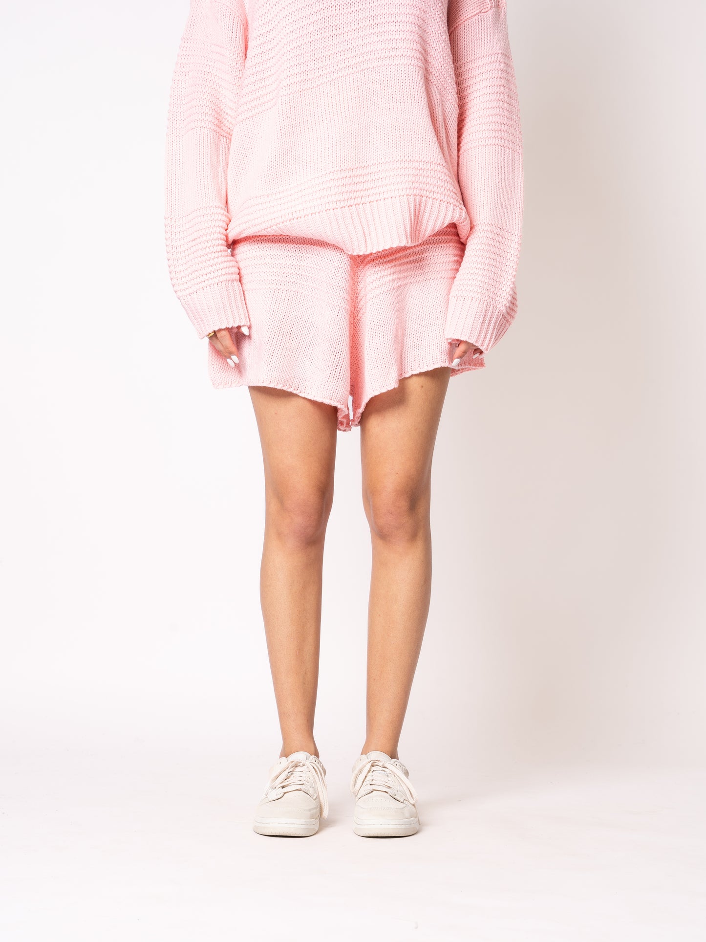 Slow it Down Knit Shorts - Rosa