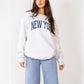 Basic Sweater New York - Hellgrau