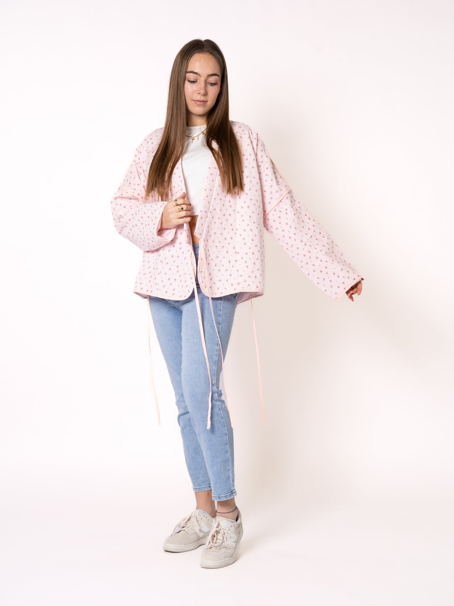 Baumwoll Musselinjacke Lotta - Rosa