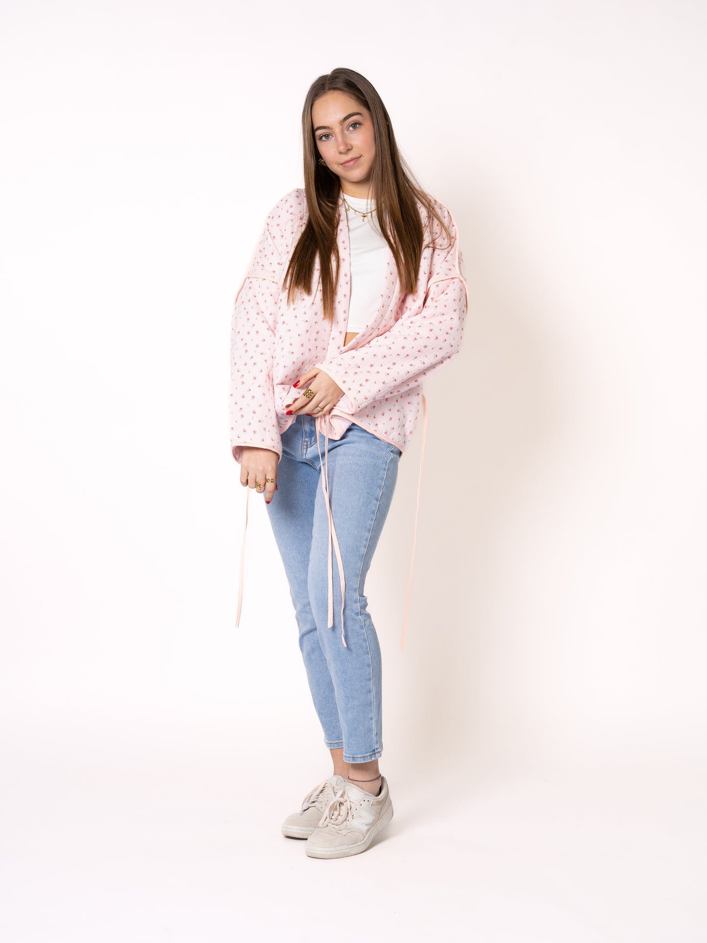 Baumwoll Musselinjacke Lotta - Rosa