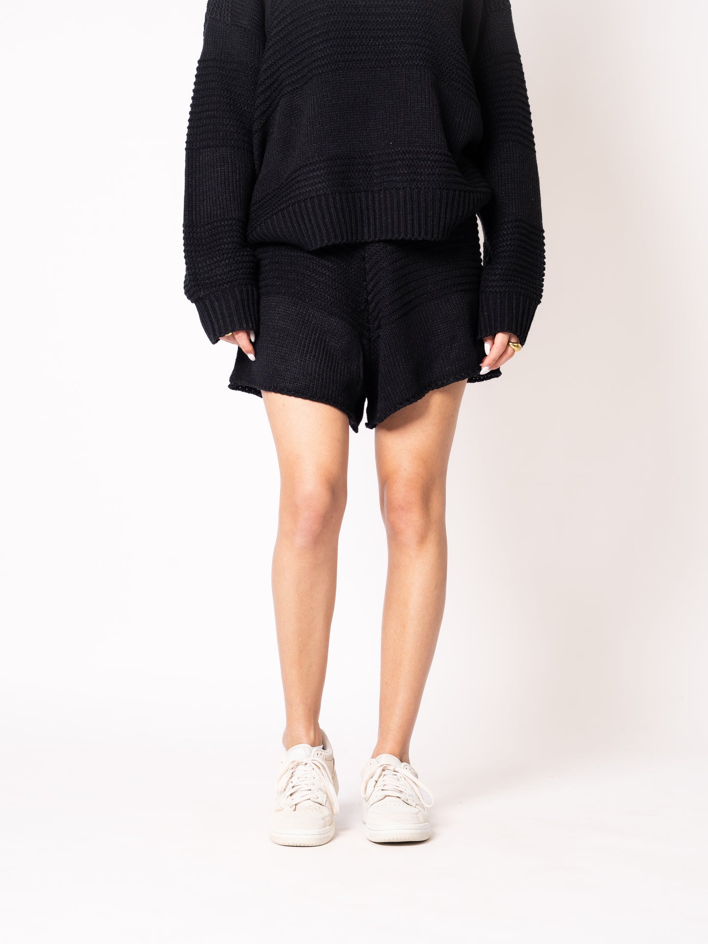 Slow it Down Knit Shorts - Schwarz