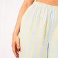 Musselinhose Medium Bold Stripes - Blau/Grün