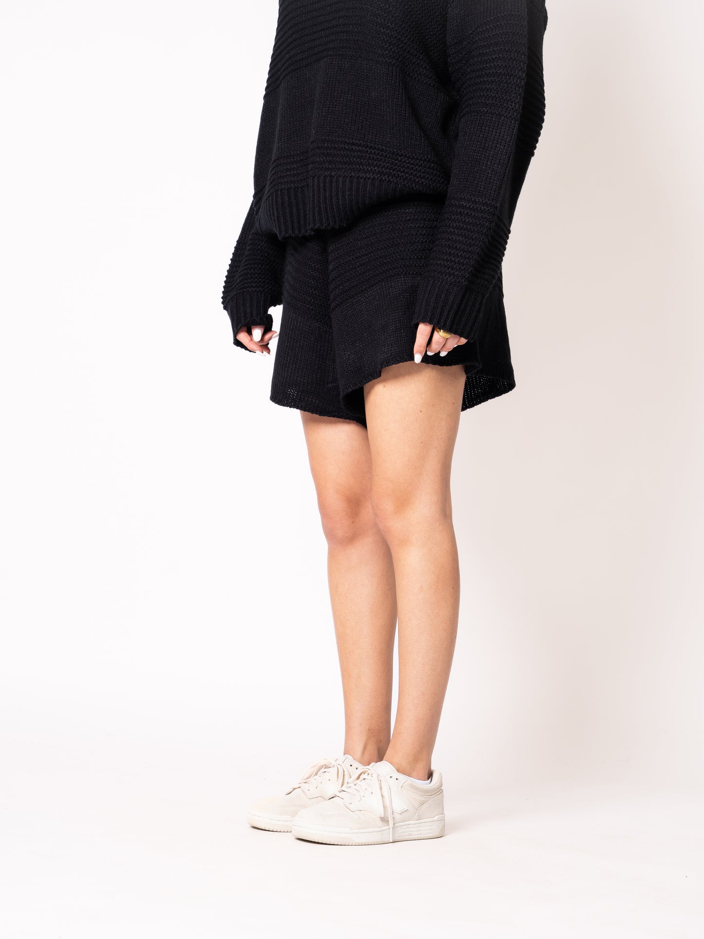 Slow it Down Knit Shorts - Schwarz