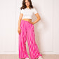 Musselinhose Medium Bold Stripes - Pink/Rosa