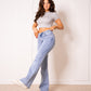 Flared Jeans - Denim Blue