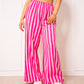 Musselinhose Medium Bold Stripes - Pink/Rosa