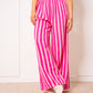 Musselinhose Medium Bold Stripes - Pink/Rosa