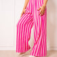 Musselinhose Medium Bold Stripes - Pink/Rosa