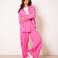 Musselinhose Medium Bold Stripes - Pink/Rosa