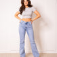 Flared Jeans - Denim Blue