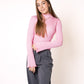 LUCKY DEAL 1180 Ruffle Stripes Longsleeve - Rosa - vom Umtausch ausgeschlossen -