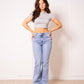 Flared Jeans - Denim Blue