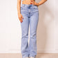 Flared Jeans - Denim Blue