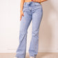 Flared Jeans - Denim Blue