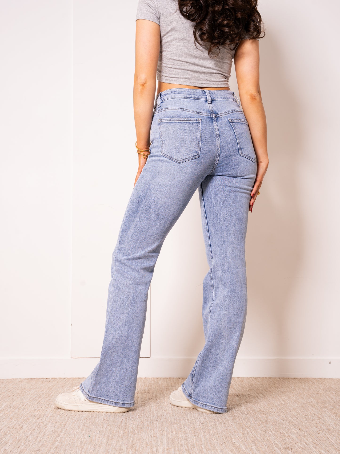 Flared Jeans - Denim Blue