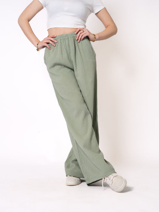 Musselinhose Medium - khaki