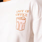 OUT OF OFFICE Sweater - Weiß