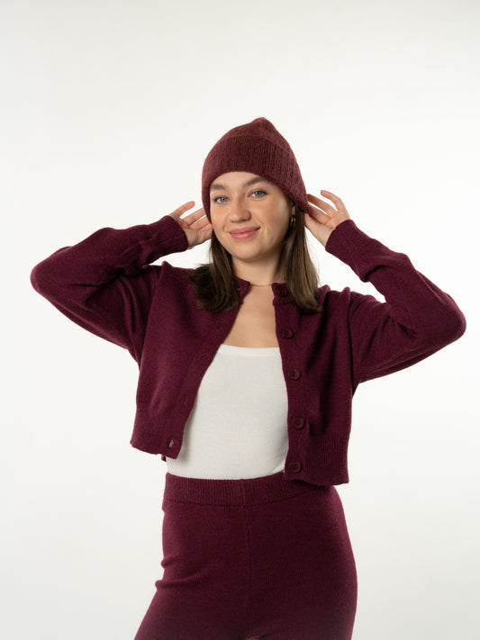 Basic Beanie - Bordeaux