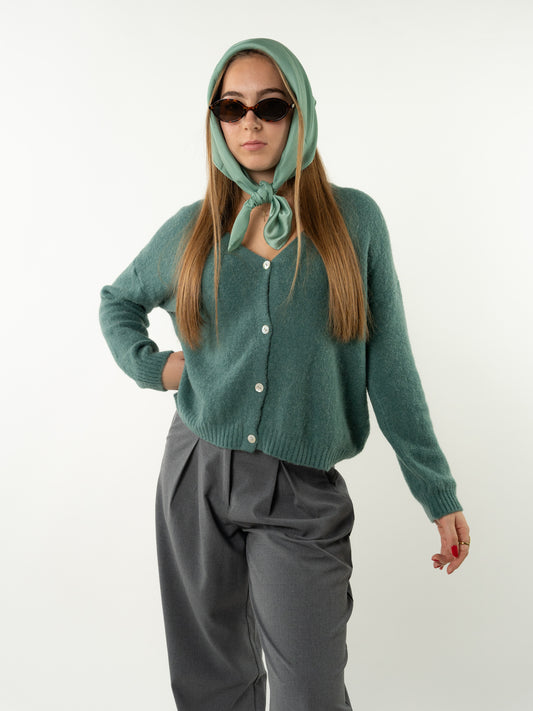 Strickjacke Sophie - Ocean Green