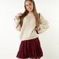 ZWEITELIEBE 1089 Strickpullover Luna - Creme - vom Umtausch ausgeschlossen -